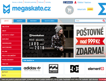 Tablet Screenshot of megaskate.cz
